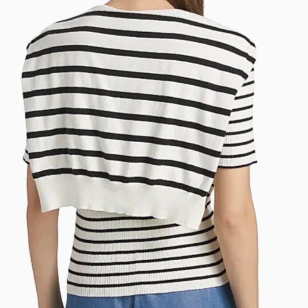 Derek Lam 10 Crosby Twain Sweater Detachable Shrug Medium NWT Sold Out - Picture 4 of 9